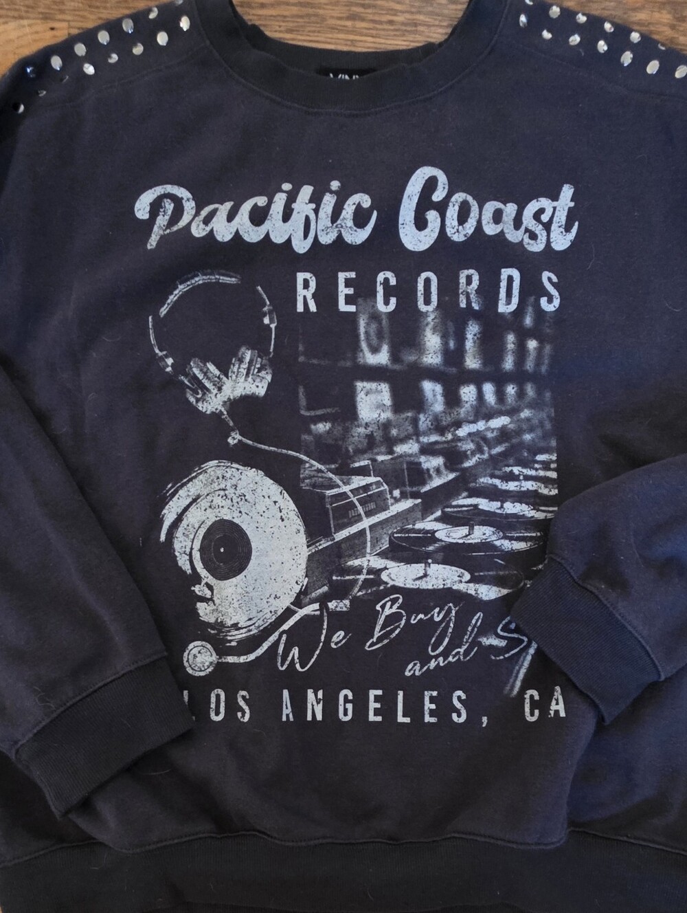 VINYL Sweatshirt, Sz L